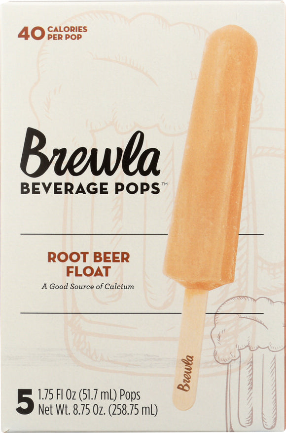 BREWLA: Specialty Craft Brewed Root Beer Float 5 Packs, 8.75 oz