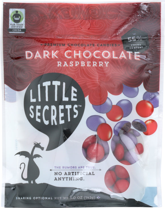 LITTLE SECRETS LLC: Dark Chocolate Raspberry Candy, 5 oz