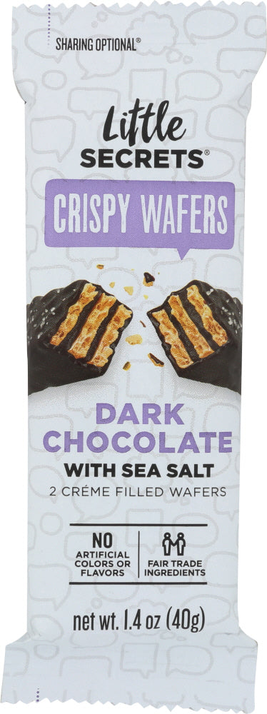 LITTLE SECRETS LLC: Dark Chocolate Seasalt Wafer, 1.4 oz
