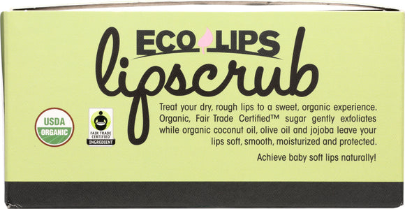 ECO LIPS: Lip Scrub Mint 1 ea, 0.50 oz