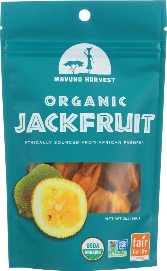 MAVUNO HARVEST: Dried Fruit Organic Jackfruit, 2 oz