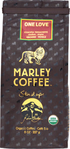 MARLEY COFFEE: One Love Ethiopia Yirgacheffe Medium Ground Organic, 8 oz