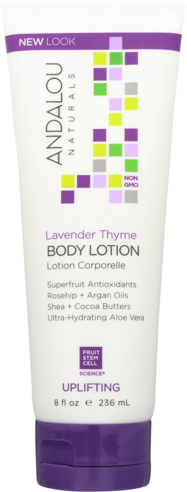 ANDALOU NATURALS: Body Lotion Refreshing Lavender and Thyme, 8 oz