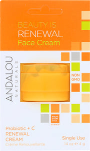 ANDALOU NATURALS: Beauty Is Renewal Face Cream, 0.14 oz