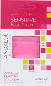 ANDALOU NATURALS: Beauty Is Sensitive Face Cream, 0.14 oz