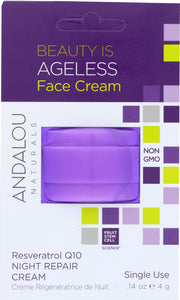 ANDALOU NATURALS: Beauty Is Ageless Face Cream, 0.14 oz