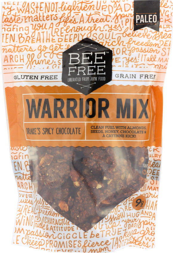 BEEFREE: Warrior Mix Spicy Chocolate Granola, 9 oz