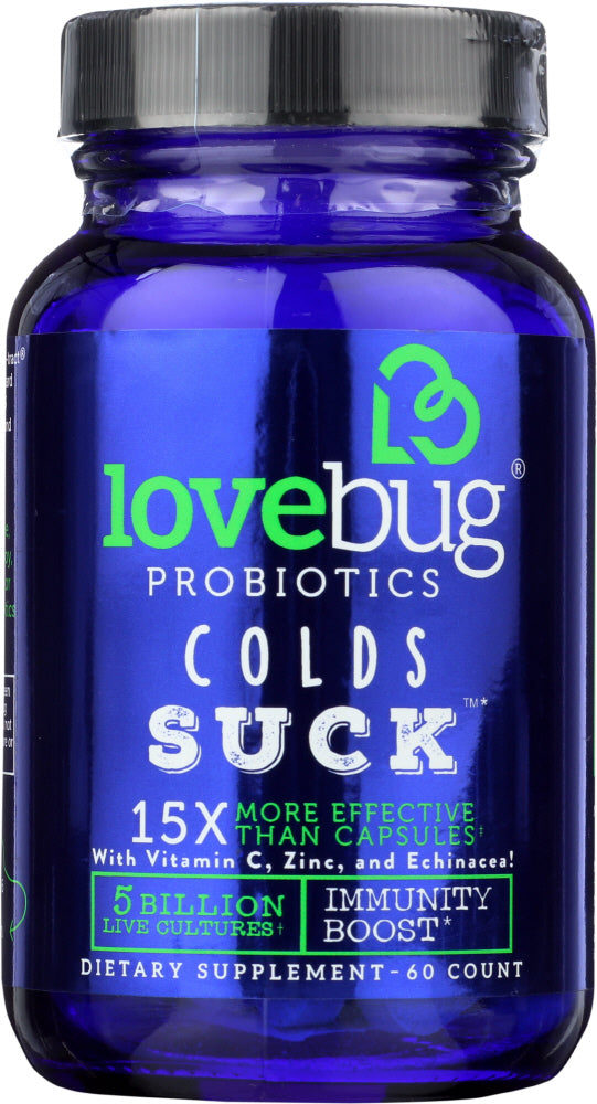 LOVEBUG PROBIOTICS: Probiotics Colds Suck, 60 tabs