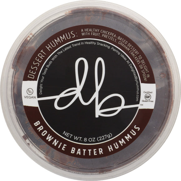 DELIGHTED BY HUMMUS: Hummus Brownie Batter, 8 oz