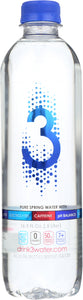 3 WATER: Caffeinated Electrolyte Water, 16.9 fl oz