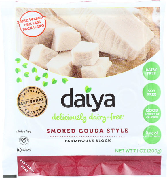 DAIYA: Smoked Block Gouda Cheese, 7.1 oz