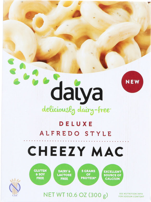 DAIYA: Alfredo Style Cheezy Mac Deluxe, 10.6 oz