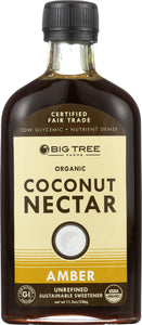 BIG TREE FARMS: Coconut Nectar Organic Amber, 11.5 oz