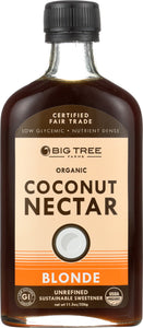 BIG TREE FARMS: Organic Coconut Palm Nectar Blonde, 11.5 oz