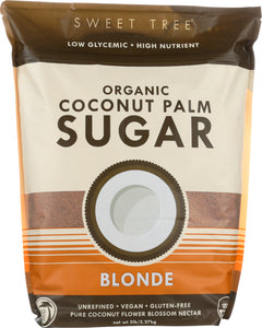 BIG TREE FARMS: Organic Coconut Palm Sugar Blonde, 5 lb