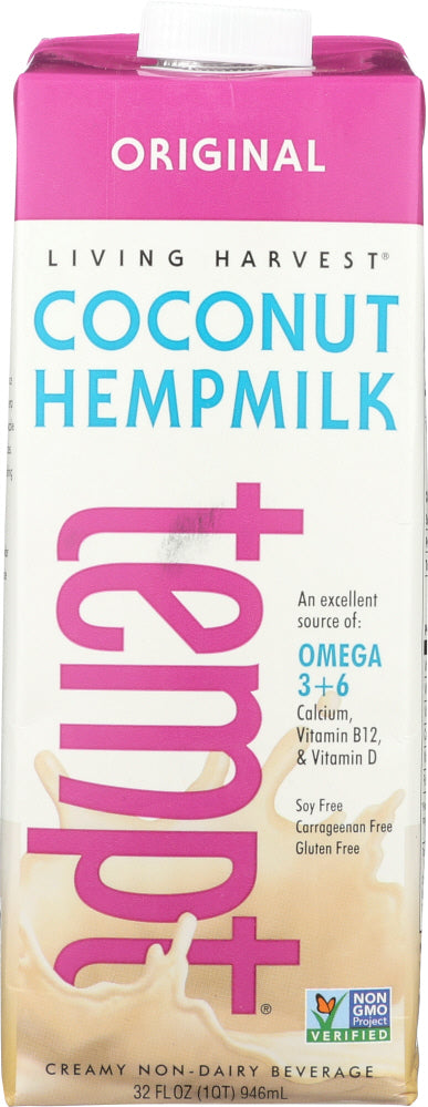 LIVING HARVEST: Tempt Original Coconut Hemp Milk, 32 Oz