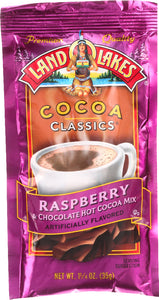 LAND O LAKES: Raspberry and Chocolate Cocoa Mix, 1.25 oz