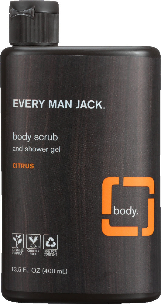 EVERY MAN JACK: Body Wash & Shower Gel Citrus, 13.5 oz