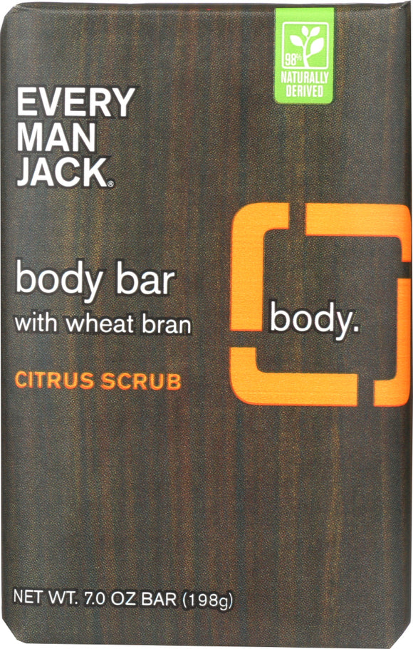 EVERY MAN JACK: Body Bar Citrus Scrub, 7 Oz