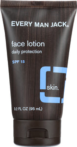 EVERY MAN JACK: Face Lotion SPF 15 Fragrance Free, 3.2 oz