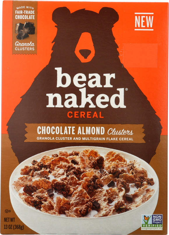 BEAR NAKED: Chocolate Almond Clusters Cereal 13 Oz