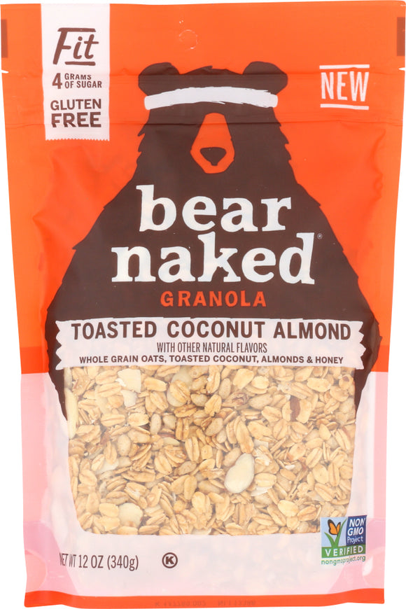 BEAR NAKED: Granola Toasted Coconut Almond, 12 oz