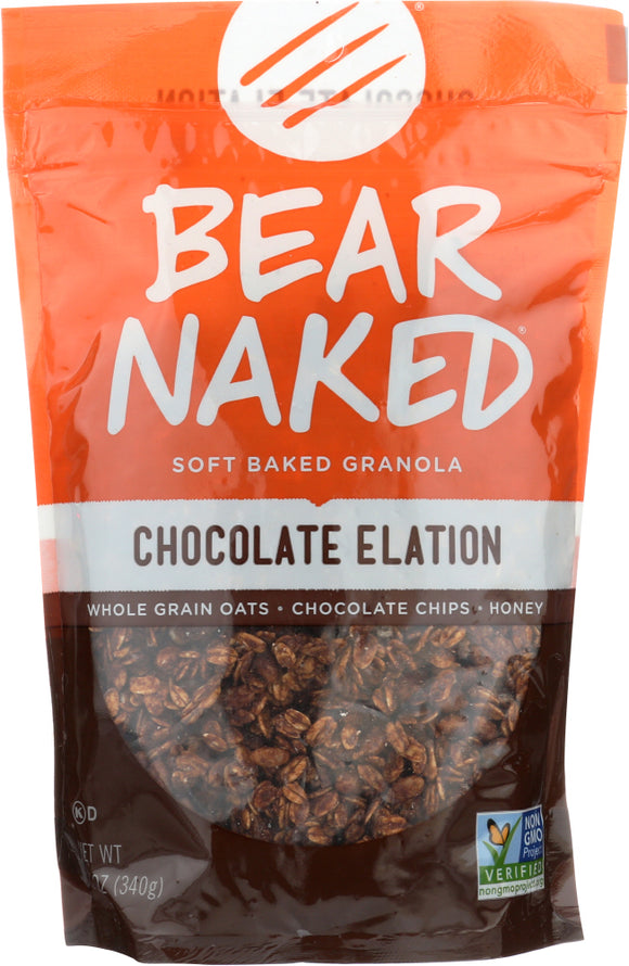 BEAR NAKED: 100% Pure & Natural Granola Heavenly Chocolate, 12 oz