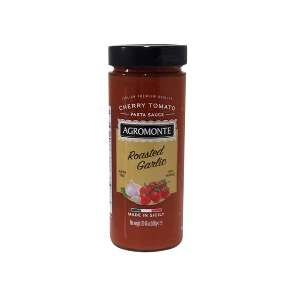 AGROMONTE: Sauce Pasta Roasted Garlic Tomato, 580 g