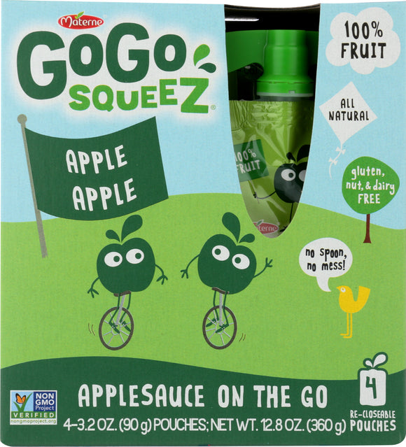 MATERNE: GoGo Squeez Applesauce on the Go Original 4 Pouches, 12.7 oz