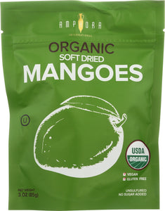 AMPHORA: Mangoes Dried Soft Organic, 3 oz