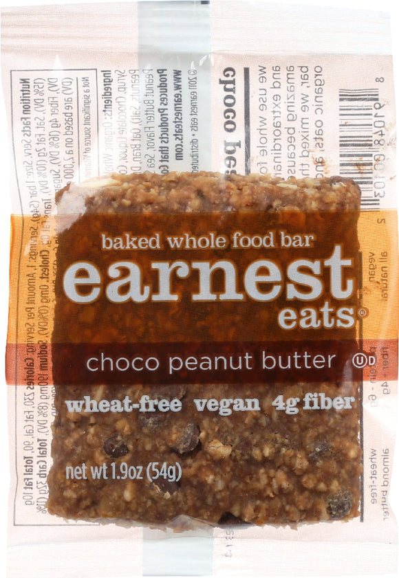 EARNEST EATS: Bar Chocolate Peanut Butter, 1.9 oz