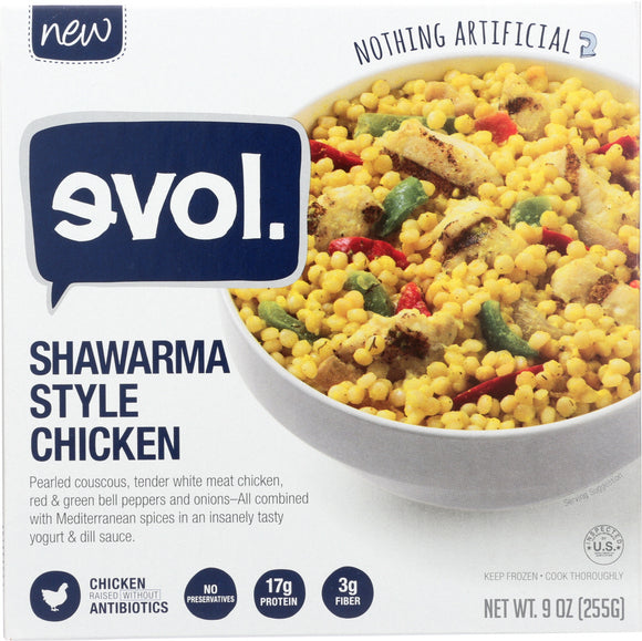 EVOL: Shawarma Style Chicken, 9 oz