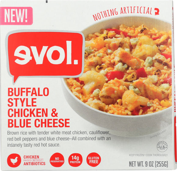 EVOL: Buffalo Style Chicken & Blue Cheese, 9 oz