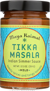 MAYA KAIMAL: Indian Simmer Sauce Tikka Masala Mild, 12.5 oz