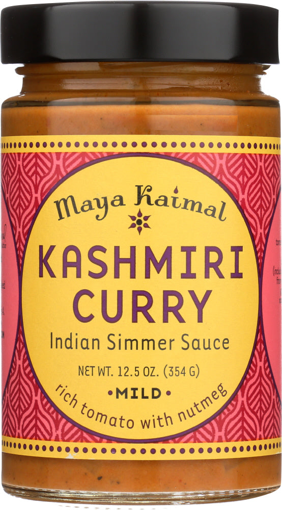 MAYA KAIMAL: Indian Simmer Sauce Kashmiri Curry Mild, 12.5 oz