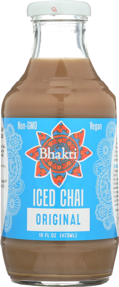 BHAKTI CHAI: Iced Tea Original, 16 oz