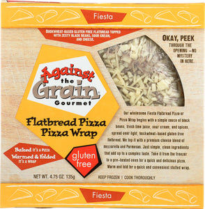 AGAINST THE GRAIN: Flatbread PIzza Fiesta Gluten Free, 4.75 oz