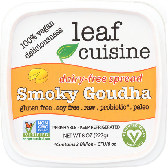 LEAF CUISINE: Spread Smokey Goudha, 8 oz