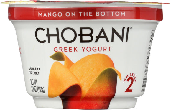 CHOBANI: Mango on the Bottom Low-Fat Greek Yogurt, 5.3 Oz