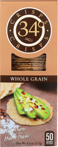 34 DEGREES: Whole Grain Crispbread, 4.5 oz