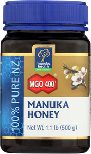 MANUKA HEALTH: Honey MGO 400 Manuka, 1.1 lb