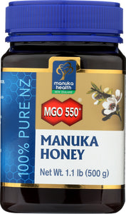 MANUKA HEALTH: Honey MGO 550 Manuka, 1.1 lb