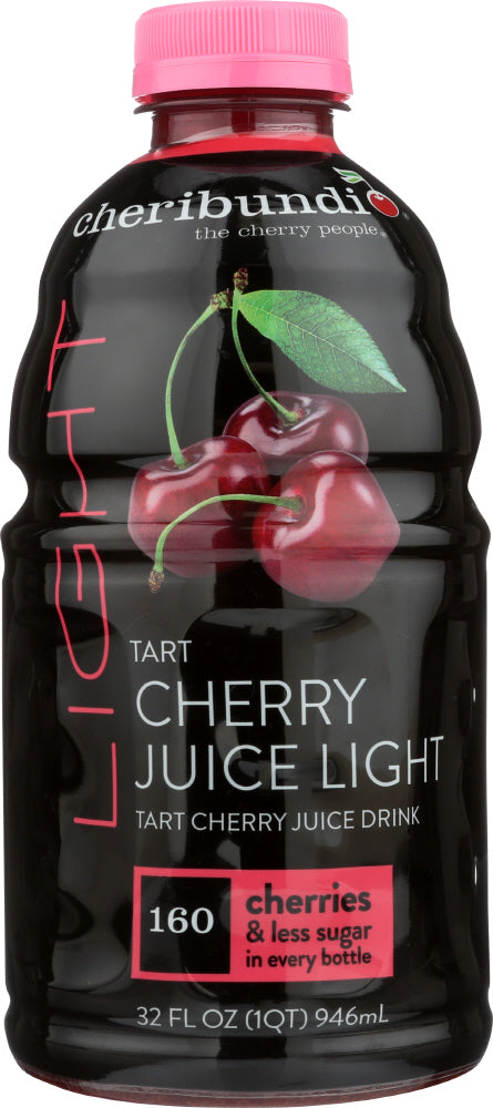 CHERIBUNDI: Tart Cherry Juice Light, 32 oz