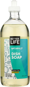 BETTER LIFE: Naturally Grease-Kicking Dish Soap Lemon Mint, 22 oz