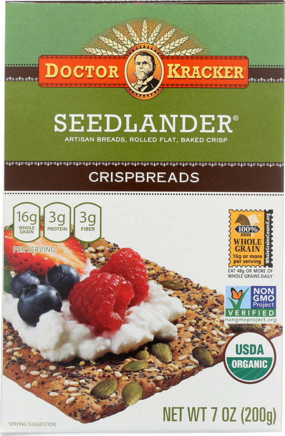 DOCTOR KRACKER: Organic Seedlander Crispbreads, 7 oz