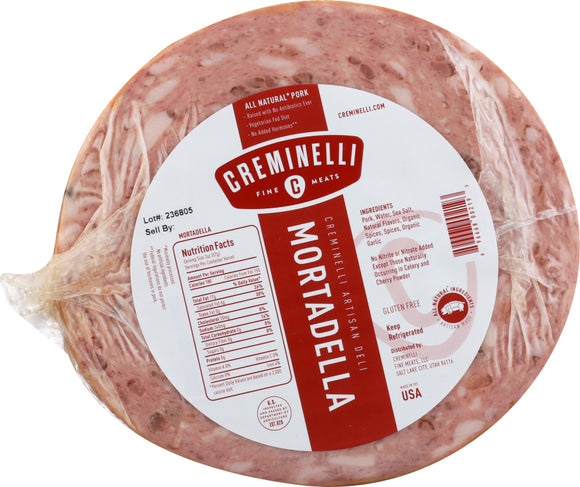 CREMINELLI FINE MEATS: Mortadella Classic, 6.25 Lb, Pack of 2, 13.5 lb