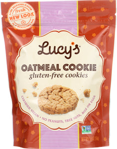 LUCY'S: Gluten Free Oatmeal Cookies, 5.5 Oz