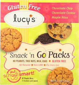 LUCY'S: Gluten Free Combo Snack 'N Go Packs, 6.3 oz