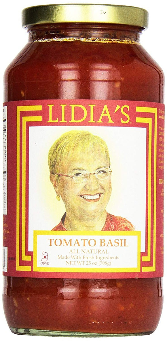 LIDIAS: Sauce Pasta Tomato Basil, 25 oz