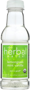 AYALA'S: Herbal Water Organic Lemongrass Mint Vanilla, 16 oz